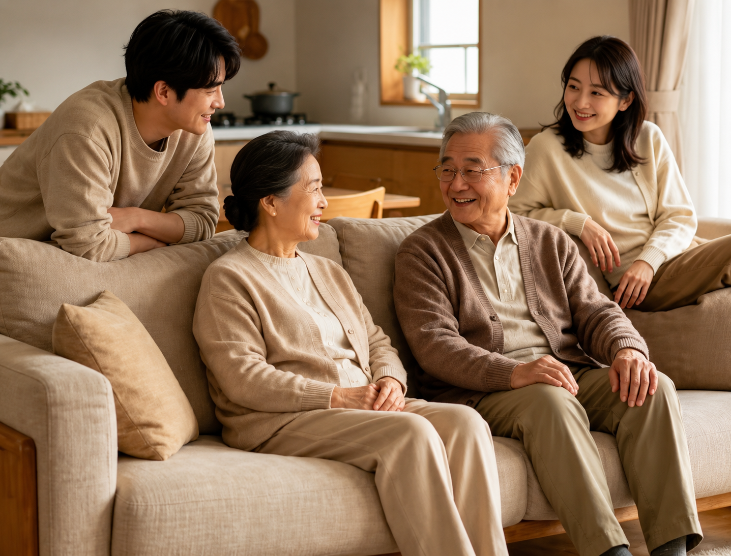 家人一起了解樂安管家守護方案